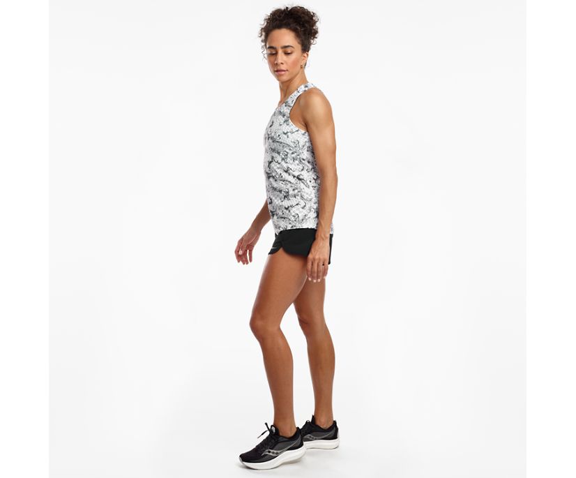 Women's Saucony Stopwatch Singlet Tanks White | Singapore 327GSOL